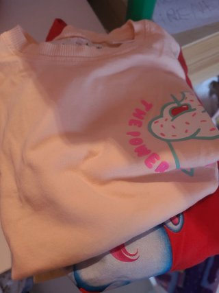 Lote 4 camisetas niña manga corta