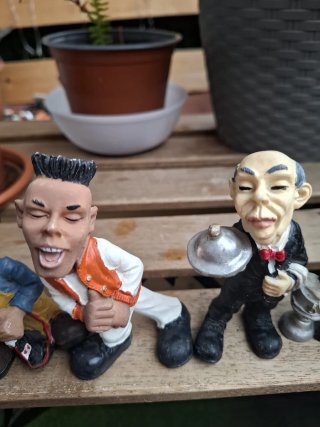 Lote Figuras Resina Caricaturas Profesiones