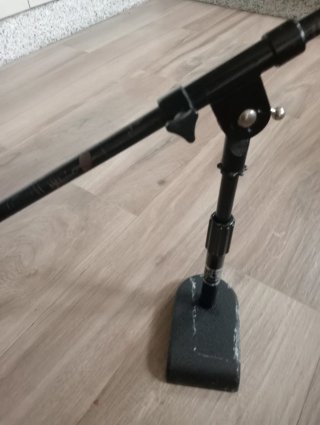Soporte de micrófono con brazo para batería/amp