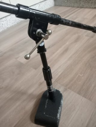 Soporte de micrófono con brazo para batería/amp