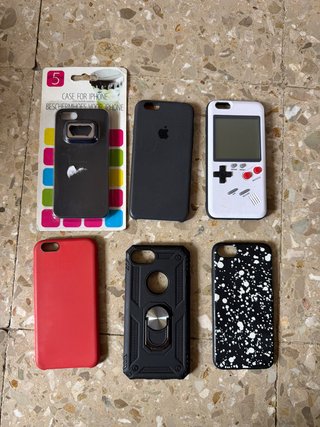 Lote 6 Fundas iPhone Variadas