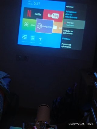 Proyector HD 1080P Wi-Fi 6 Bluetooth 5.4