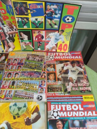 Lote 11 antiguas revistas futbol año 90 y 2000