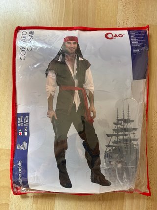Costume da pirata Corsair taglia L
