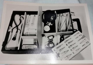 Maletín médico (Cabás) de estilo clásico marrón