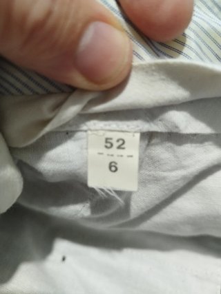 Pantaloni sartoriali vintage in lino verde