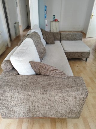 Sofá modular con chaise longue