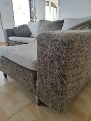 Sofá modular con chaise longue