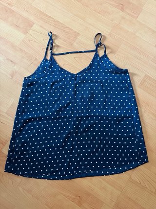 Camiseta tirantes lunares azul Primark