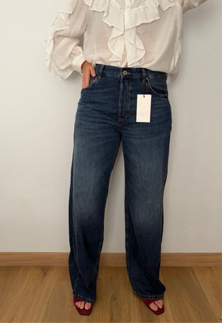 Pantalones vaqueros Zara tiro bajo holgados