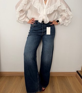 Pantalones vaqueros Zara tiro bajo holgados
