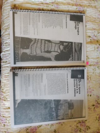 Libro encuadernado griego 1 bachillerato