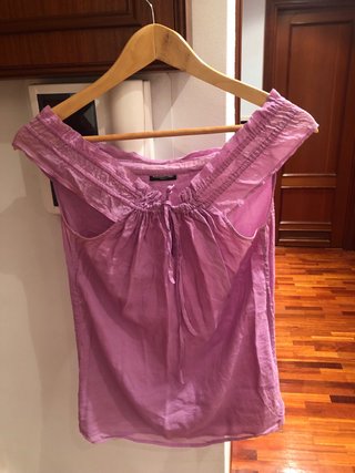 Blusa Lila Massimo Dutti T.S Lazos