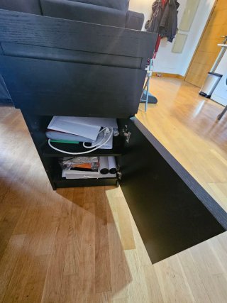 Mesa de escritorio wengué