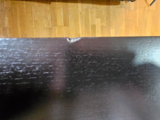 Mesa de escritorio wengué
