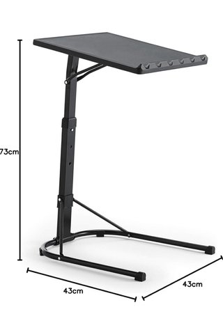 Mesa plegable negra