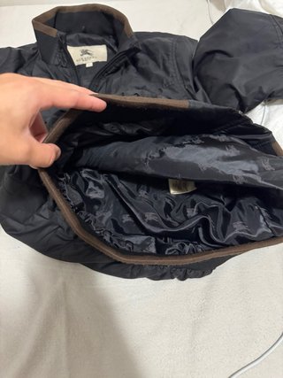 Chaqueta Burberry Negra y Marrón