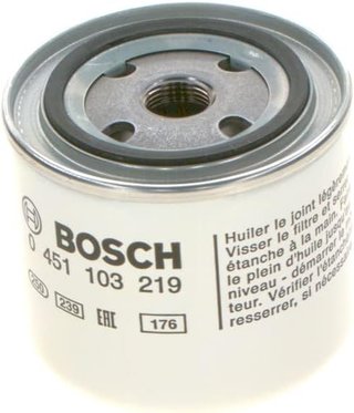 Bosch filtro aceite motor resistente fiable