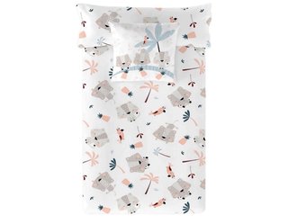 Funda nórdica infantil animales y piñas