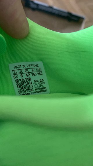 Adidas Adizero Talla 42 Verde Neón