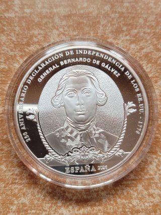 Monedas 10€ Plata 250 Aniv.Independencia EEUU 2026