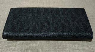 Cartera Michael Kors Negra y Plateada