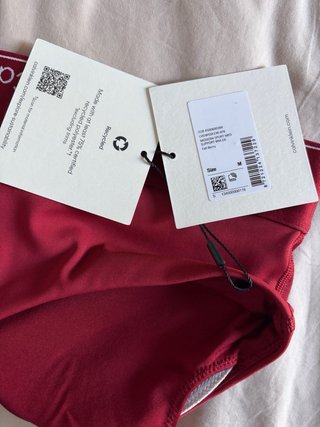 Reggiseno sportivo Calvin Klein rosso