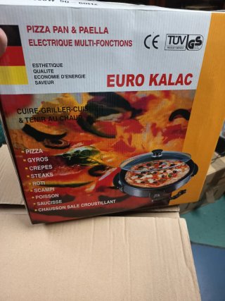 Parrilla Eléctrica Multifunción Pizza/Paella