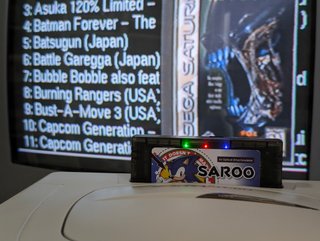 Consola Sega Saturn Blanca Japonesa