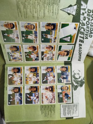 Liga 91-92 Libro de Cromos Fútbol 1ª División