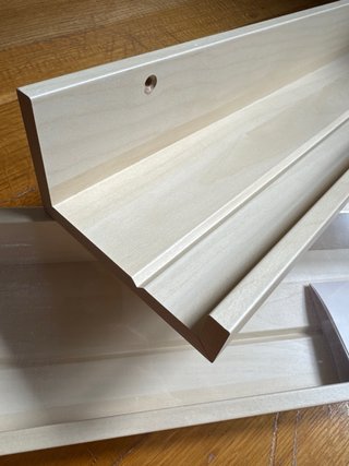 Estantería MOSSLANDA Ikea efecto abedul