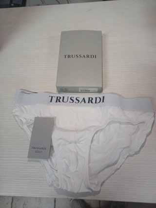 Slip uomo Trussardi bianco