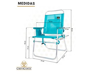 Silla de Playa Plegable