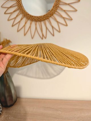 Lámpara Ratán Estilo Pamela Boho