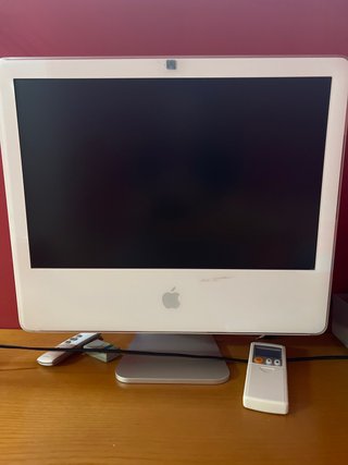 Ordenador Mac Antiguo Blanco