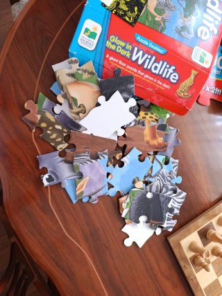 Puzzle de suelo Glow in the Dark Wild