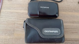 Olympus mju-1 Cámara Analógica Negra