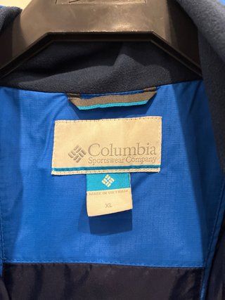 Chubasquero Columbia Azul