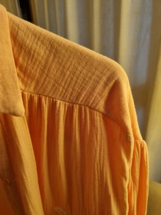 Camisa/Sobrecamisa bordada palmeras y glitter plat