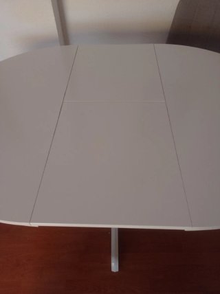 ROSENTORP Mesa extensible blanca