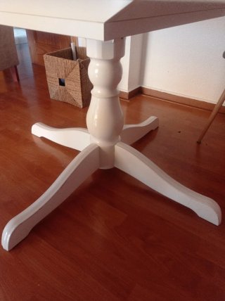 ROSENTORP Mesa extensible blanca