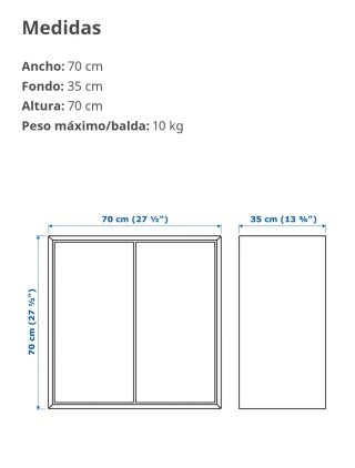 Armario Eket Ikea Blanco (1 unidad)