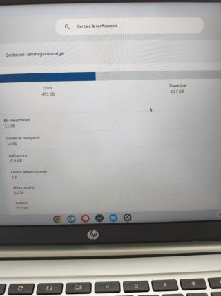 HP Chromebook 14 como nueva, 36 ciclos