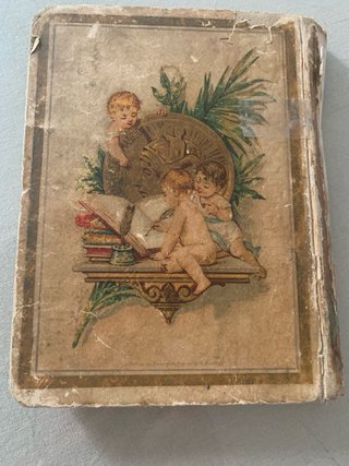 Libro antiguo “ Lecturas y versos manuscritos”