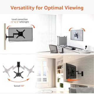 Amazon Basics soporte articulado tv pared