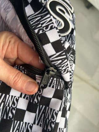 Mochila Vans Checkerboard Negra y Blanca