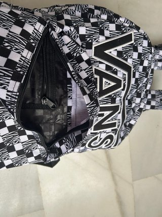 Mochila Vans Checkerboard Negra y Blanca
