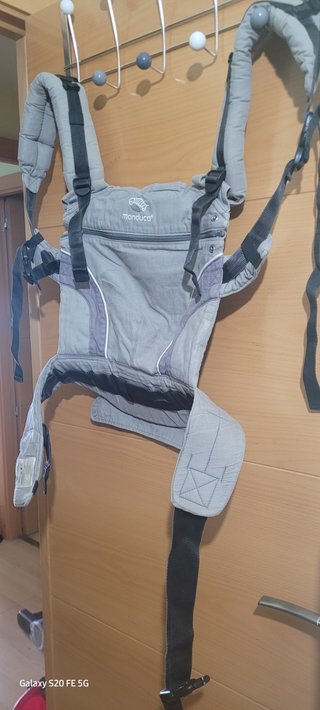 Mochila Porteo Manduca Gris