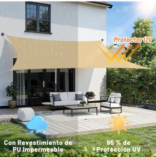 LOVE STORY Toldo Vela de Sombra Impermeable