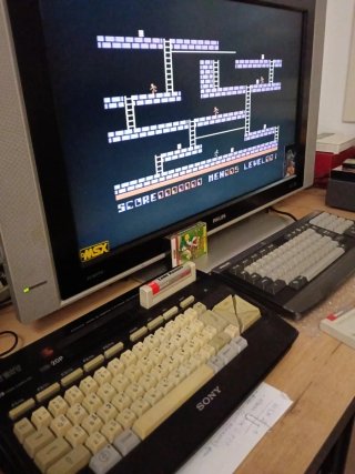 Juegos MSX Sony Lode Runner 1. Y 2 POR IMPOST